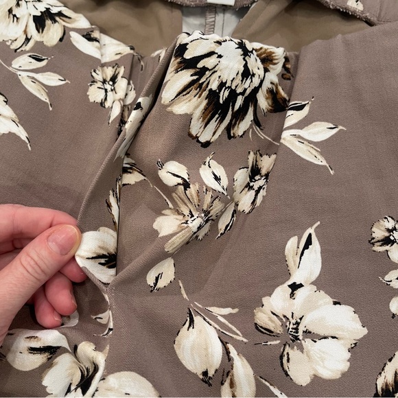 NWOT! J.Jill Woman’s Floral Print Pants w. Elastic Waistband - Picture 7 of 16